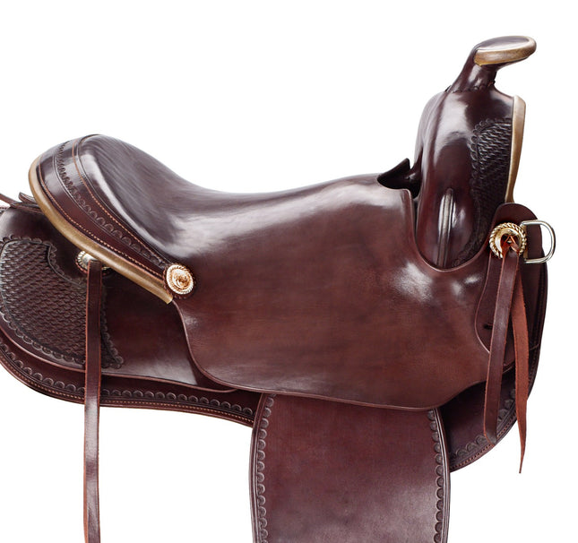 Western horse saddle