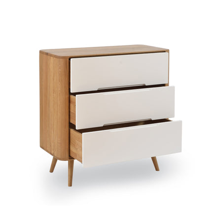 Chest of drawers Lilly 120 cm with 3 drawers