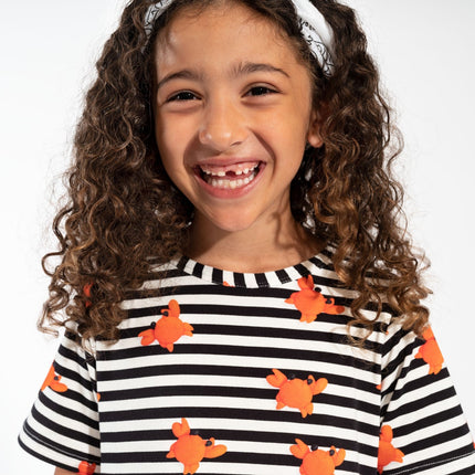 SNURK Clay Crab T-shirt Dress Kids