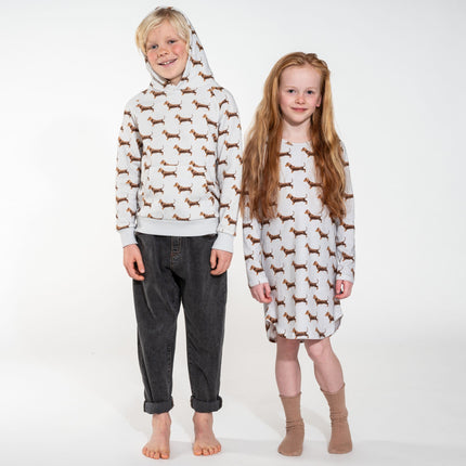 SNURK James Grey Long Sleeve Dress Kids