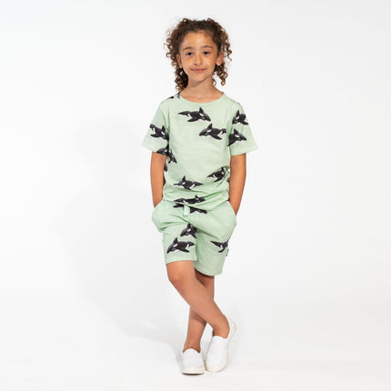 SNURK Orca Green T-shirt Kids