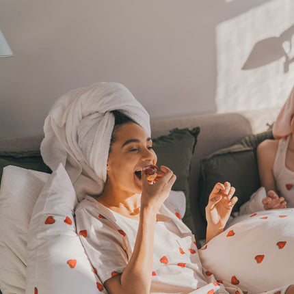 SNURK Strawberries T-shirt Dress Women