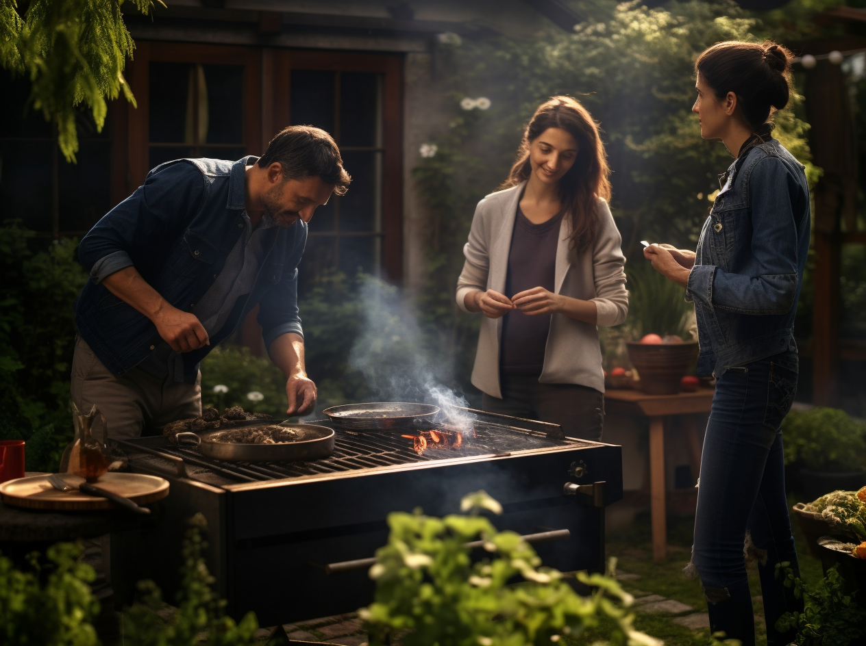 Honey, will you light the bbq?