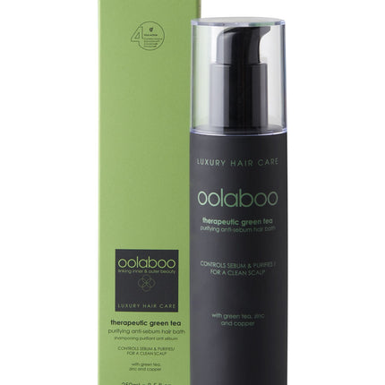 therapeutic green tea anti sebum hair bath  250 ml